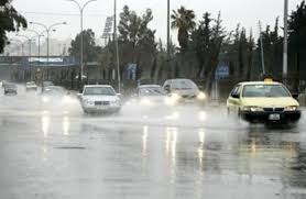 بدء تأثير المنخفض الجوي وهطول للأمطار في عجلون #عاجل