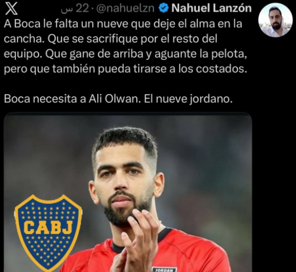 صحفي أرجنتيني يدعو 