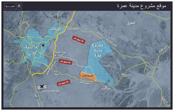 كم بلغت قيمة أراضي صندوق استثمار الضمان في مدينة عمرة