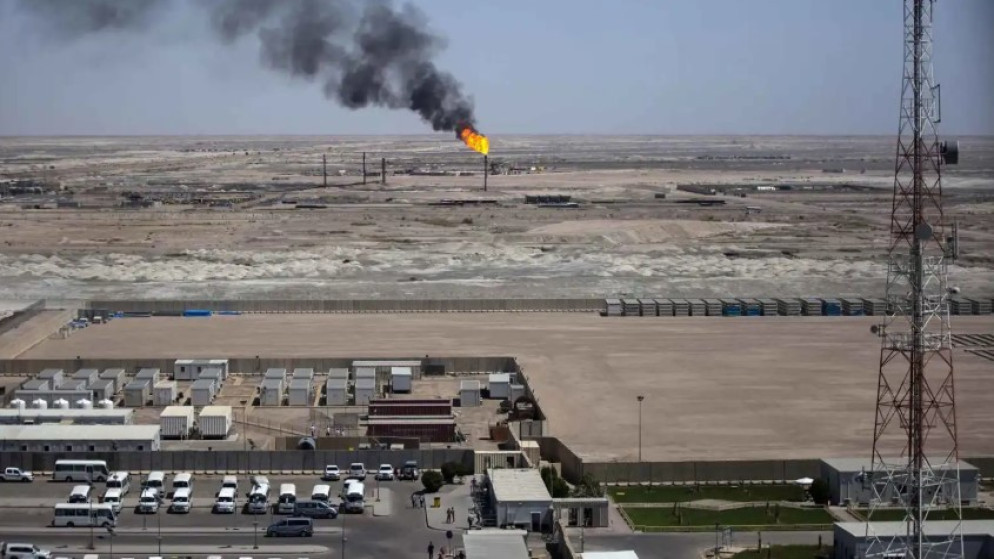 حريق في منشآت نفط أجنبية بالبصرة عقب هجوم